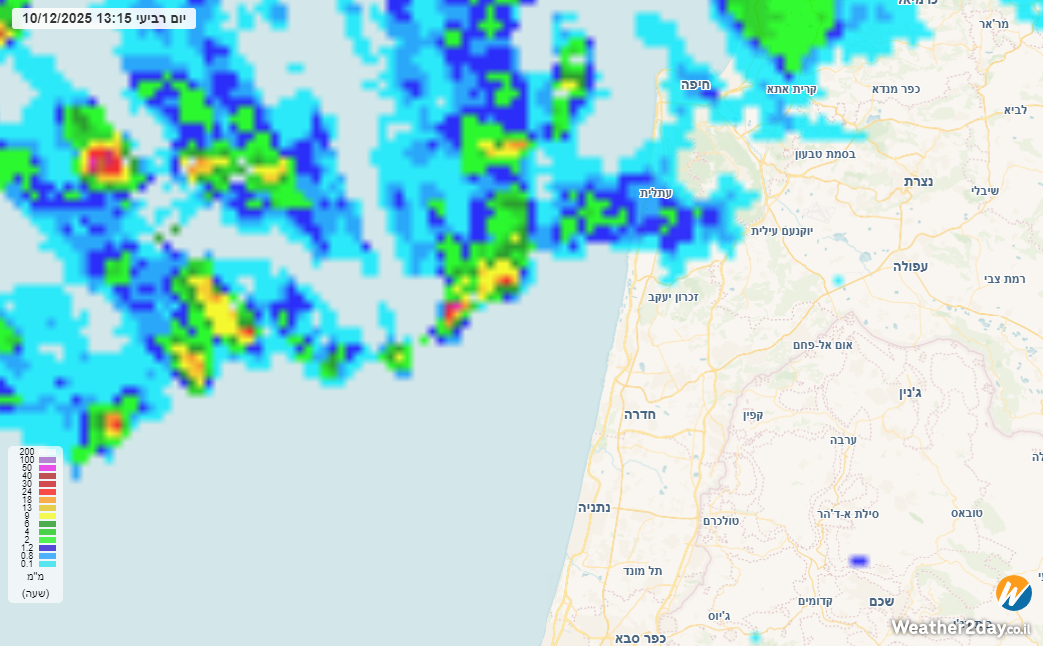 radar screenshot יום רביעי 13_15 10_12_2025.png